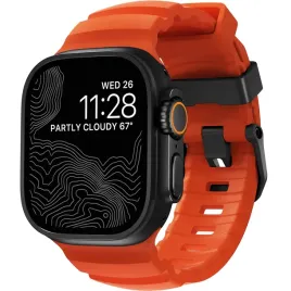 pasek-nomad-pomaranczowy-guma-225-mm-do-apple-watch