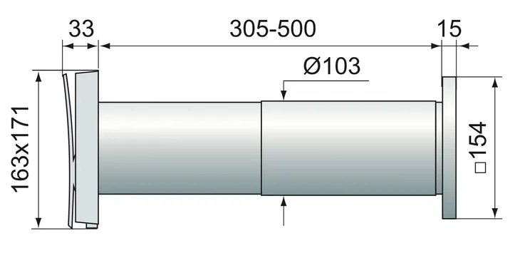 kanal-okragly-vents-100-mm-dlugosc-0-5-m