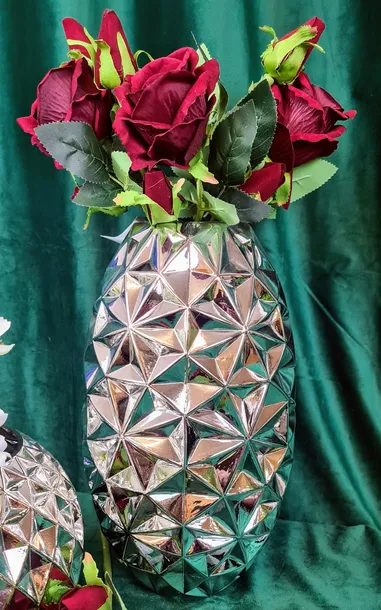 wazon-szklo-34cm-kolor-szary