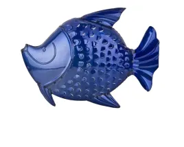 dekoracja-scienna-ryba-metalowa-niebieska-wiszaca