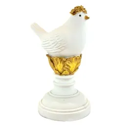 figurka-ptaszek-na-kolumnie-bialo-zloty
