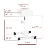 podnozek-do-pedicure-bell-bialy-dlugosc-32-cm