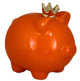 skarbonka-swinka-pomaranczowa-z-korona-21x16x21cm
