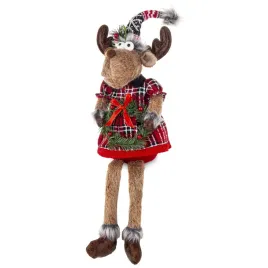 figurka-swiateczny-renifer-w-czerwonej-sukience-53cm