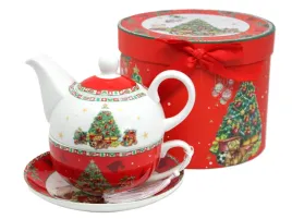 swiateczny-dzbanek-z-filizanka-tea-for-one-dzbanek-300-ml-filizanka-200-ml