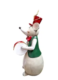 figura-swiateczna-mysz-z-bebenkiem