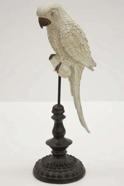 figurka-papuga-biala-39cm-producent-art-pol