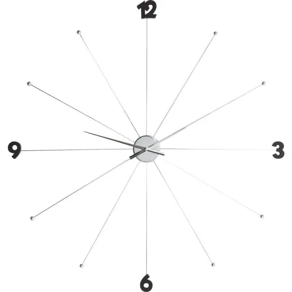 zegar-scienny-kare-design-srebrny-100cm-system-liczbowy-cyfry-arabskie