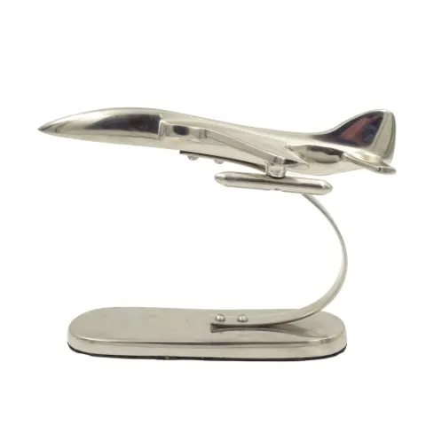 figurka-mysliwiec-samolot-aluminium-23-x-13-x-17-cm-kolor-szary