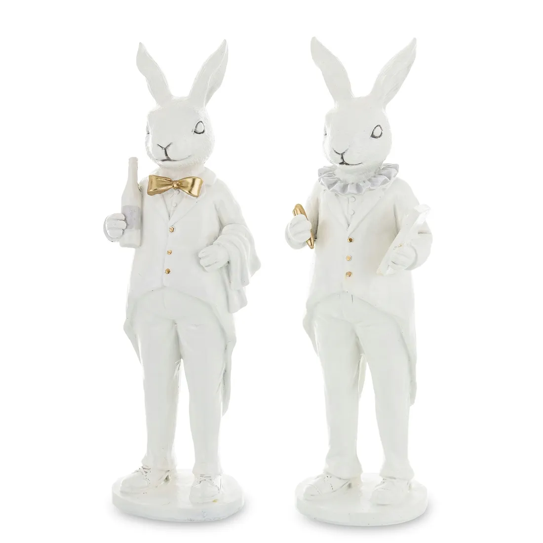 figurka-krolik-kelner-biala-24cm