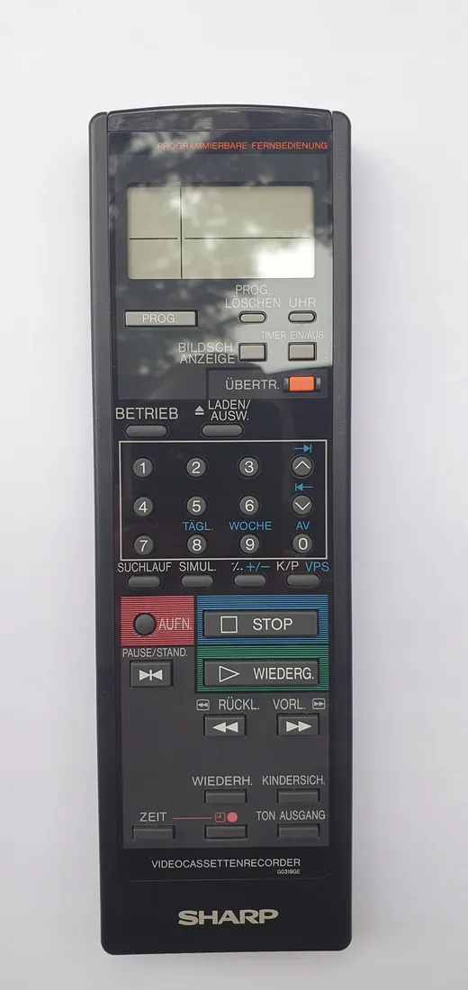 pilot-sharp-g0319ge-oryginal-video-vcr-g0319
