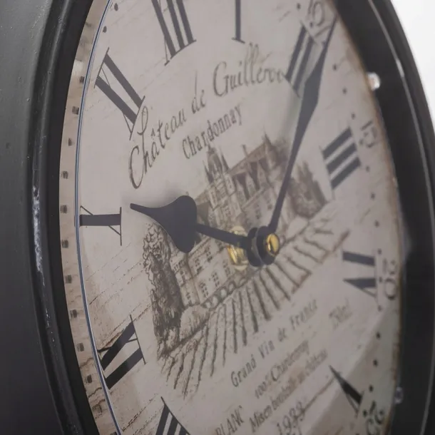 zegar-scienny-artpol-brazowy-30cm-kolor-brazowy