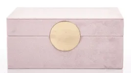 szkatulka-na-bizuterie-roz-welur-ze-zlotym-kolem