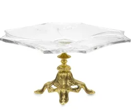 patera-na-nozce-bohemia-mosiadz-szklo-stare-zloto