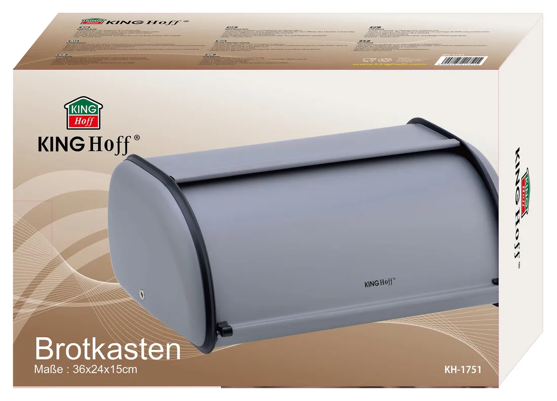 chlebak-stal-szary-kinghoff