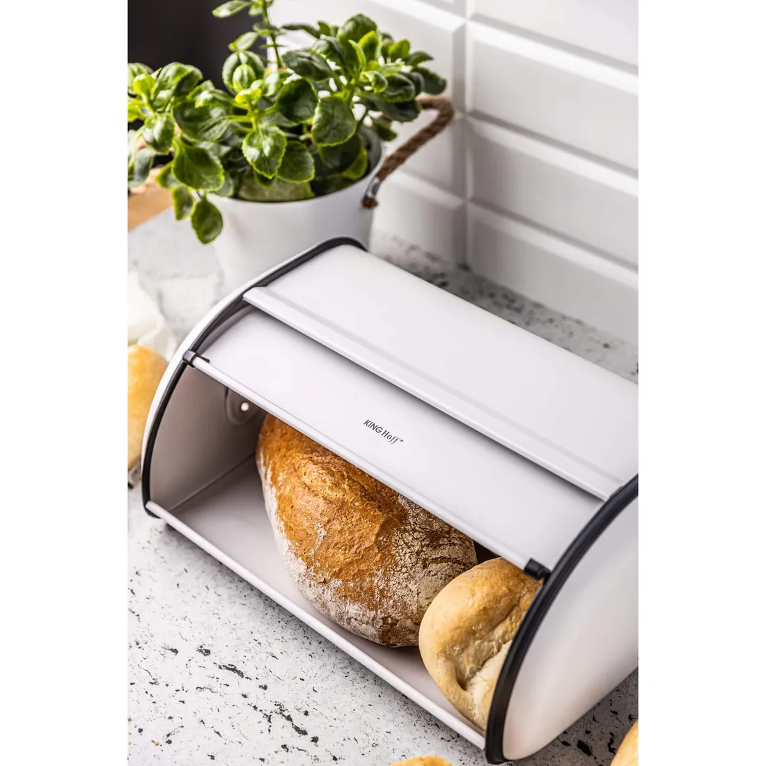 chlebak-stal-bialy-kinghoff-stan-nowy