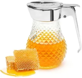 dzbanek-dozownik-karafka-miodu-syropu-sloik-uchwyt-butelka-kuchenna-250ml