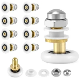 8x-zastepcze-rolki-kolka-lozyska-do-drzwi-przesuwne-kabina-prysznicowa-25mm