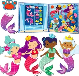 magnetyczna-ukladanka-dla-dzieci-dziewczynki-syreny-ksiazka-gra-prezent