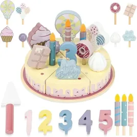 drewniany-tort-do-krojenia-rozowy-zabawka-dla-dzieci-swieczki-cyfry-prezent