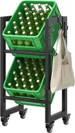 ruchomy-regal-na-2-skrzynki-napoje-butelki-regulowane-magazyn-restauracja