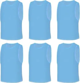 6x-koszulki-kamizelki-treningowe-pilkarskie-z-siatki-oddychajace-znaczniki