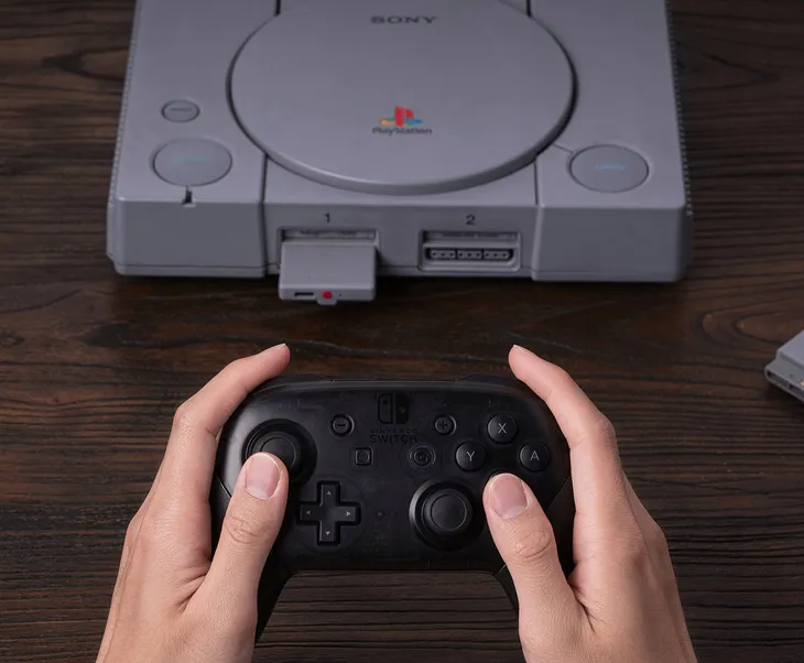 adapter-8bitdo-bluetooth-bezprzewodowy-retro-receiver-do-ps1-ps2-producent-8bitdo-waga-z-opakowaniem-0-2-kg