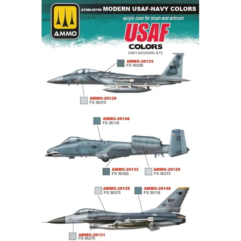 ammo-20700-atom-modern-usaf-navy-colors-set-paint-set