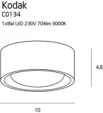 maxlight-spot-sufitowy-kodak-led-8w-ip44-bialy-nowoczesny-reflektor-kolor-bialy