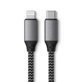 kabel-satechi-usb-typ-c-apple-lightning-025-m-czarny