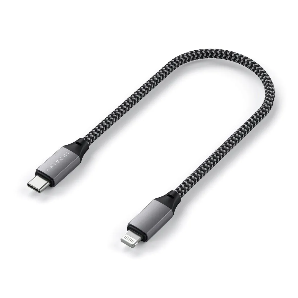 kabel-satechi-usb-typ-c-apple-lightning-025-m-czarny