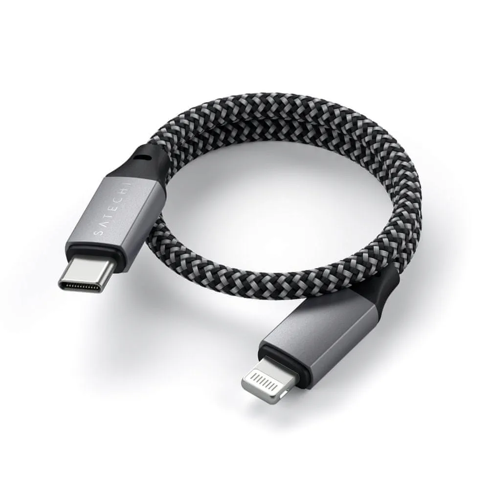 kabel-satechi-usb-typ-c-apple-lightning-025-m-czarny