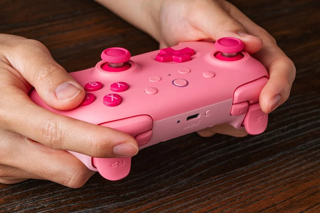 pad-bezprzewodowy-switch-8bitdo-ultimate-2c-bluetooth-hall-effect-pink-kolor-rozowy