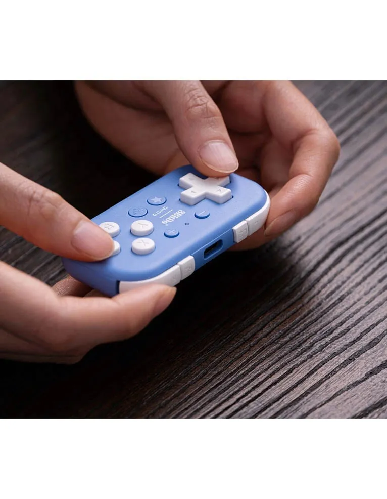 8bitdo-micro-blue-miniaturowy-pad-bluetooth-switch-android-rpi-kolor-niebieski