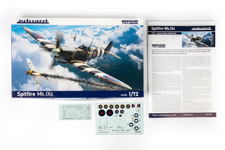 spitfire-mk-ixc-weekend-edition-eduard-1-72-7466-okres-ii-wojna-swiatowa