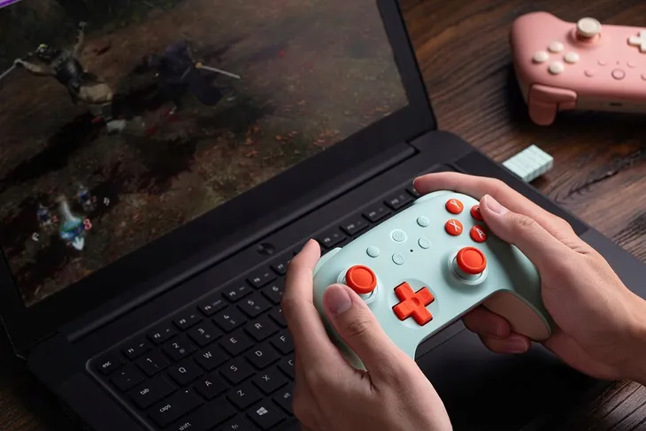 pad-bezprzewodowy-8bitdo-ultimate-2c-mint-hall-effect-2-4g-bt-android-pc-kompatybilne-platformy-android