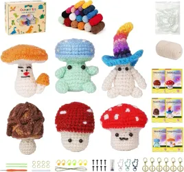 duzy-zestaw-szydelkowanie-diy-prezent-dla-dziecka-grzyby-jesien-kreatywnosc