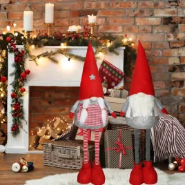 skrzaty-swiateczne-krasnale-para-gnom-skrzat-ozdoby-dekoracje-zestaw-95cm