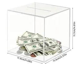 akrylowa-przezroczysta-kwadratowa-skarbonka-nieotwierana-banknoty-prezent