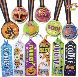 24x-medale-nagrody-halloweenowe-motyw-dynia-nietoperz-dla-dzieci-zabawa