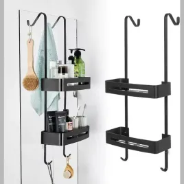 polka-lazienkowa-pod-prysznicem-do-lazienki-wiszaca-stal-nierdzewna-czarna