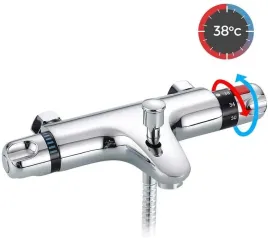 bateria-prysznicowa-termostatyczna-miedziana-srebrna