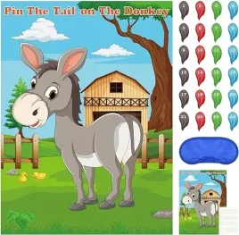 gra-zabawa-dla-dzieci-urodziny-przypnij-ogon-oslowi-z-zaslonietymi-oczami