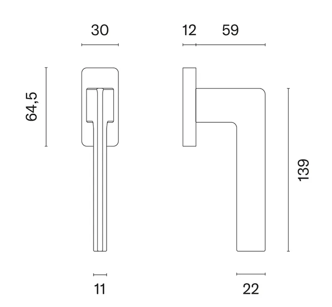 klamka-okienna-stile-oma-q-black-czarny-matowy-prawa-ksztalt-szyldu-prostokatny