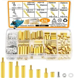 zestaw-476szt-przekladki-sruby-srubki-tuleje-dystansowe-m3-pcb-z-mosiadzu