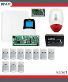 system-alarmowy-lightsys-2-risco-lcd-zestaw-10-czujek-pir-bosch-syrena-aku