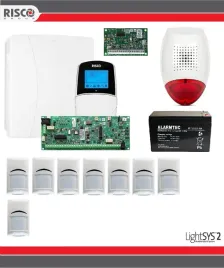 system-alarmowy-lightsys-2-risco-lcd-zestaw-8-czujek-pir-bosch-syrena-aku