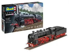 model-do-sklejania-revell-lokomotywa-s3-6-br18-tender