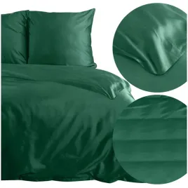 posciel-180x200-3cz-satynowa-nova3-zielen-butelkowy-komplet