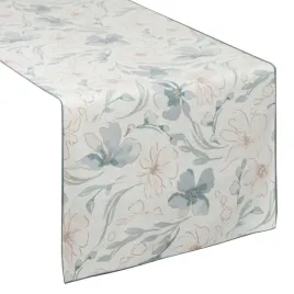 obrus-bieznik-40x180-ines-bezowy-niebieski-z-nadrukiem-kwiatow